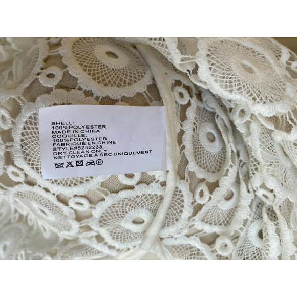 Shoshanna Lace Caftan Dress Swim Cover-Up Size Medium M - Picture 13 of 13